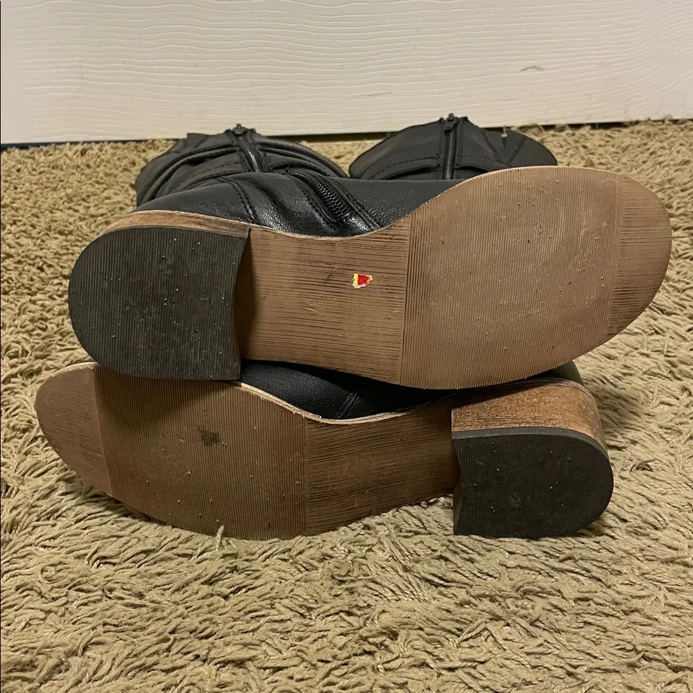 Roberto Vianni | Black | Leather | Buckle |Boots | Size 37 | Made in India - Picture 7 of 16